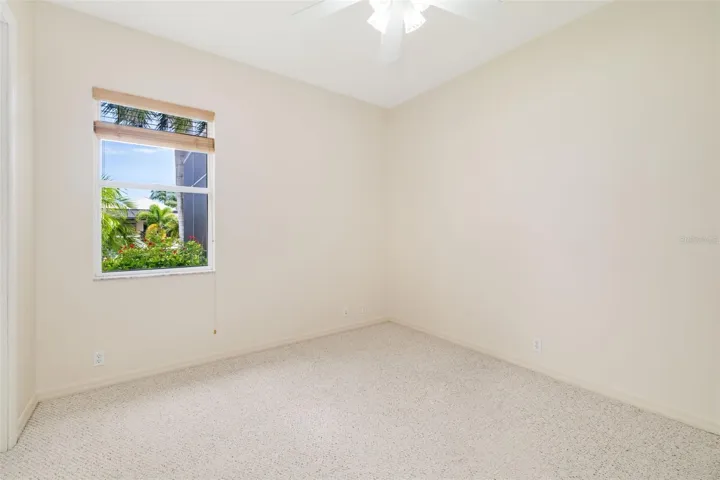 Bedroom two with large closet view of the Freshwater canal