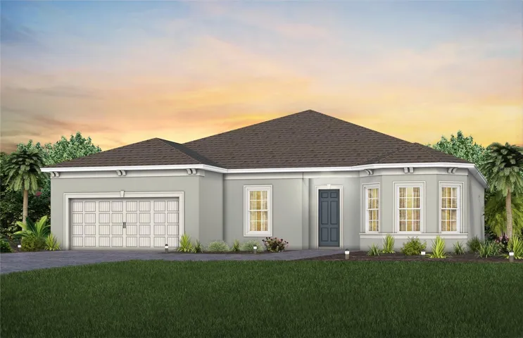 Exterior Design. Artistic rendering for this new construction home. Pictures are for illustrative purposes only. Elevations, colors and options may vary.