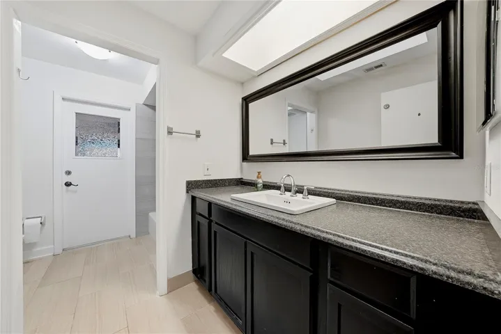 Secondary bathroom