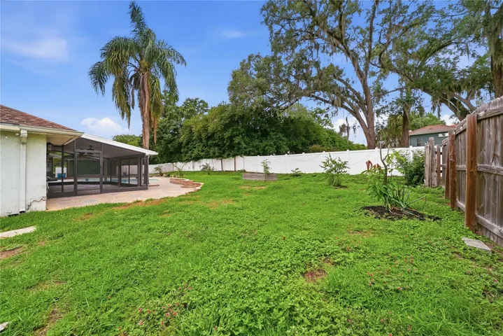 Plenty of backyard!