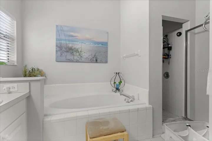 Primary bathroom graden tub