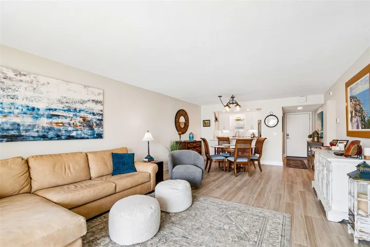 Living Room and Dining Room