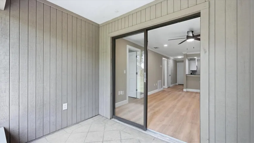 Rear Lanai looking into living room