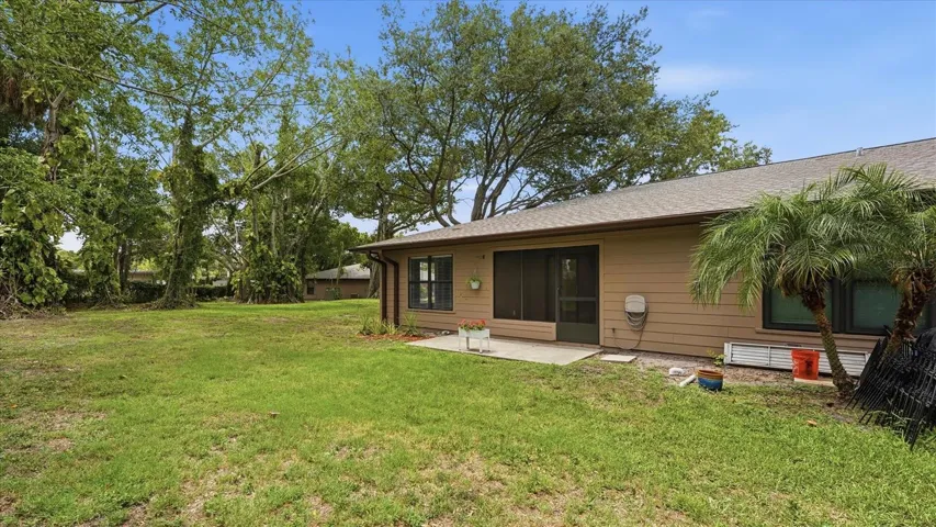 Rear greenspace