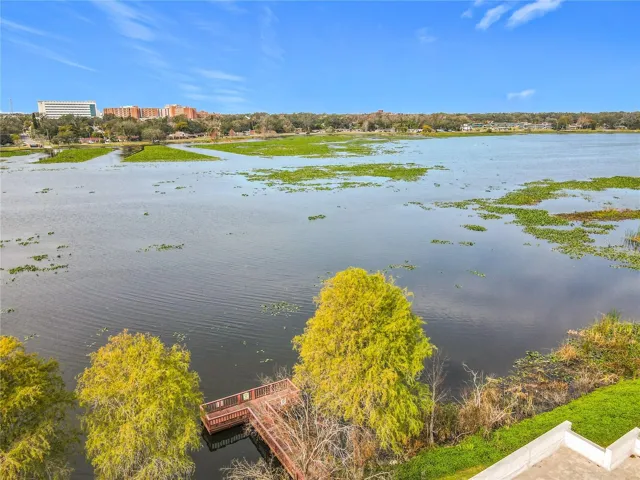 Aerial of Lake Parker