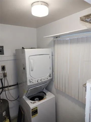 Laundry in unit.