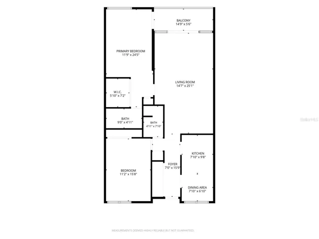 7100 Sunset Way #810 - Floor plan