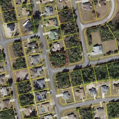 Homesite is outlined in RED