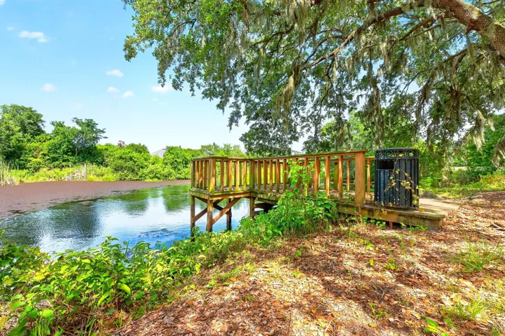 Dock on your private pond.