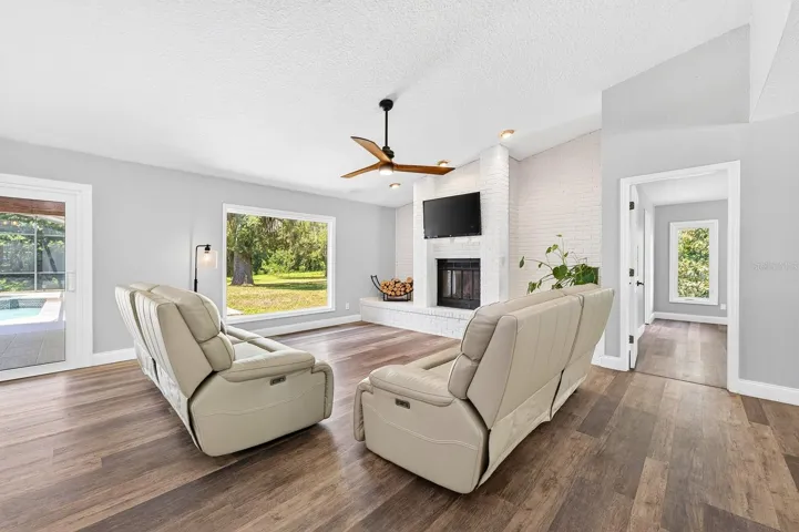 Natural light fills every space.