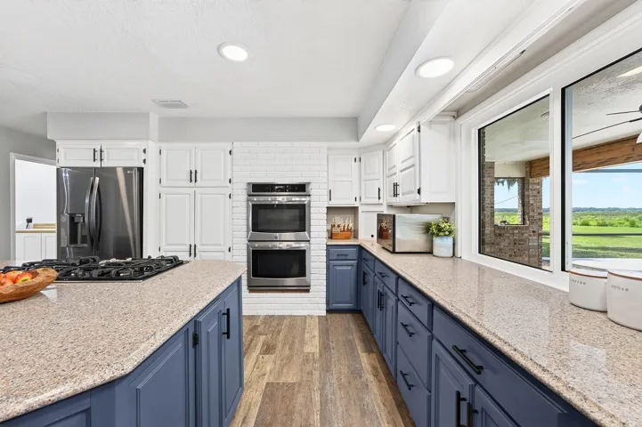 The gourmet kitchen offers everything the home chef could dream of.