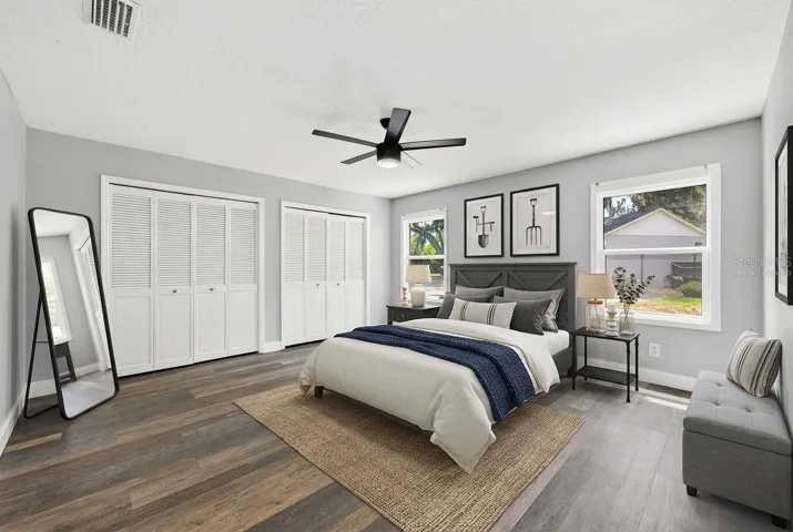 Second Bedroom. Virtually Staged.
