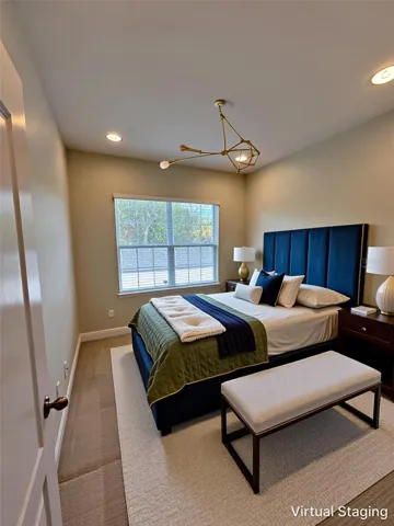 Virtually Staged Bedroom