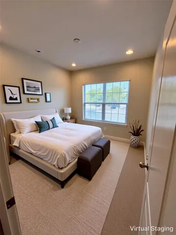 Virtually Staged Bedroom