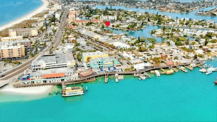 John's Pass boardwalk is very close to the Apt.