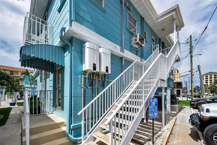 Stairs to unit