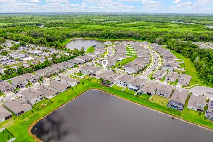 Pond view lot on a cul-de-sac street - welcome home!