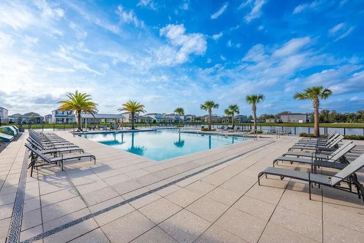 Relax and unwind poolside.