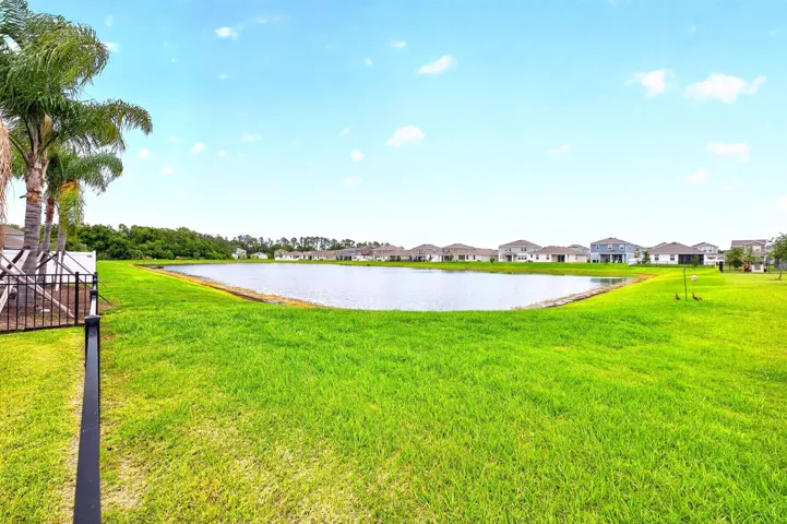 Pond views from your screened lanai.