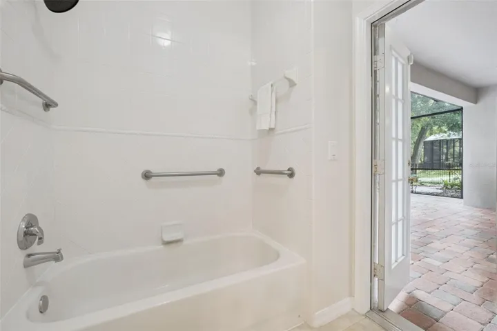 Bathroom 2- Access to Back Patio