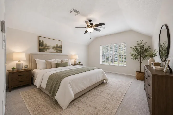 Virtually Staged- Bedroom 4/Loft