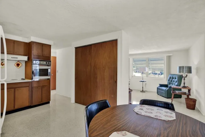 Kitchen with closet pantry
