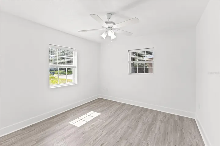 Windows in Third Bedroom