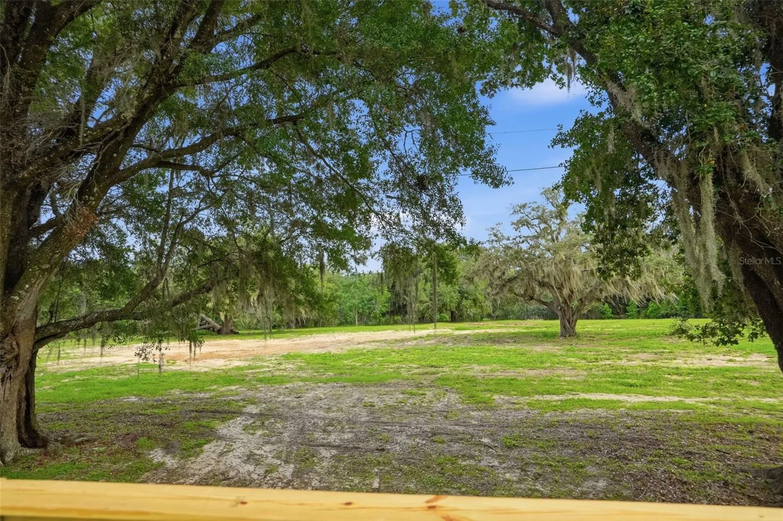 View of property from rear deck