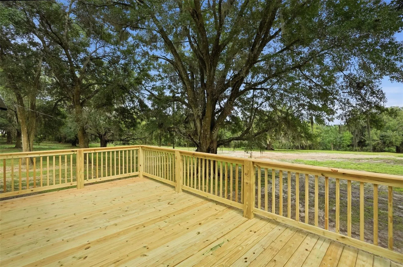 Rear deck
