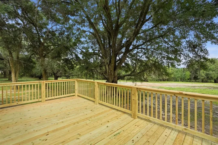 Rear deck