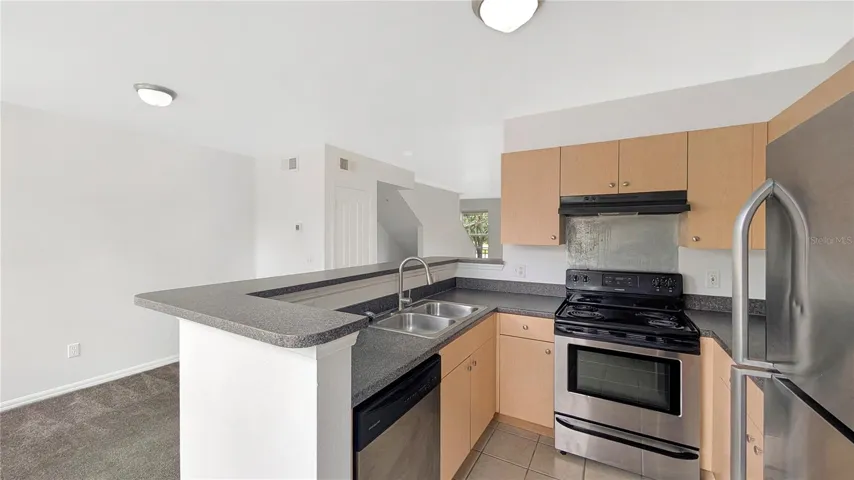 Kitchen toward Dining area