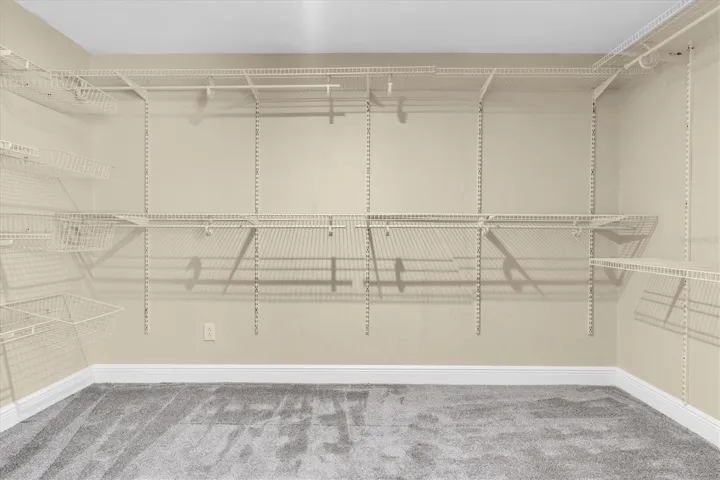 Okay, now let's talk about this closet for a second...