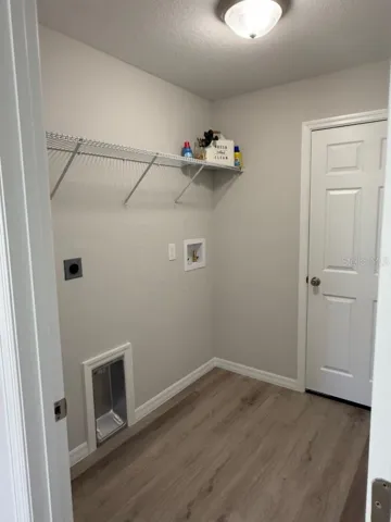 Model home utility room