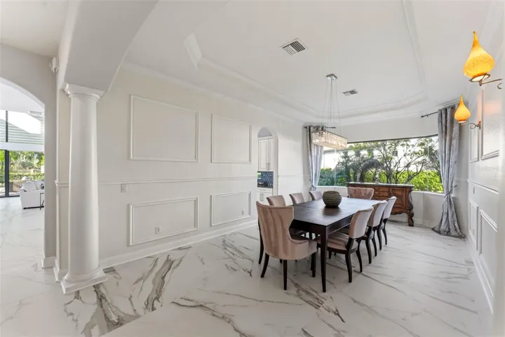 Dining room from wet bar area
