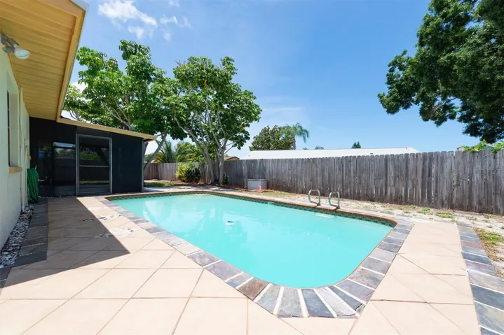 Pool in Fenced Backyard