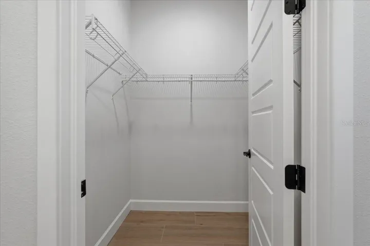 Primary closet
