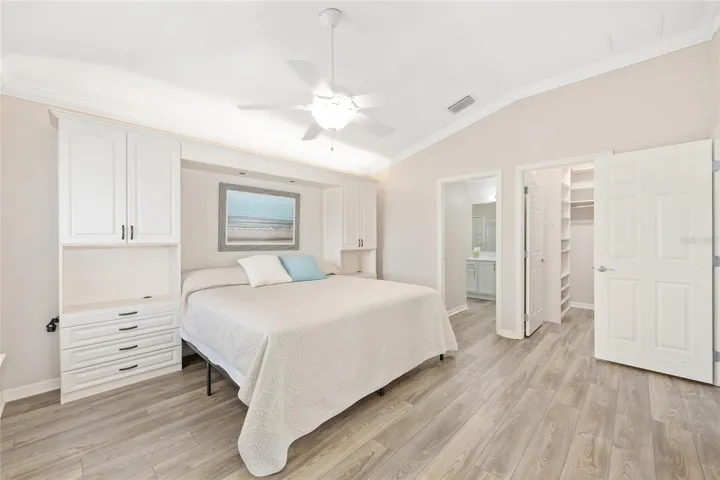 Primary Bedroom with Built-in Surround