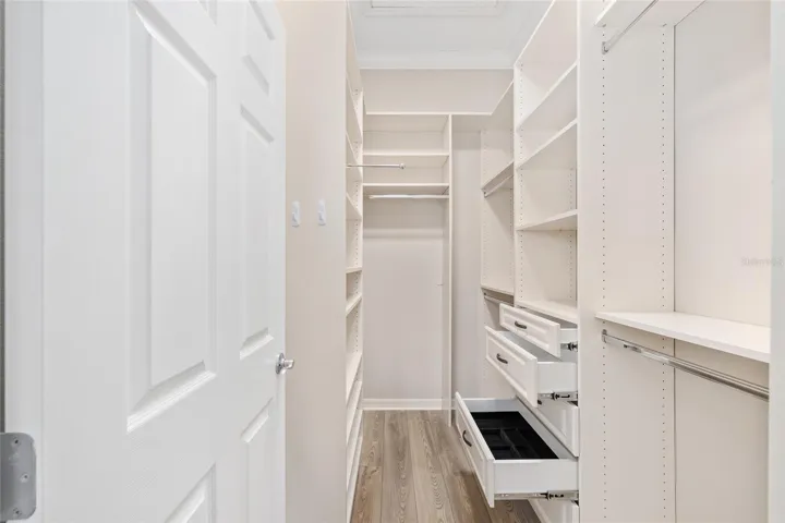Primary Closet with Built-Ins