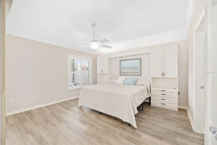 Primary Bedroom with Plantation Shutters