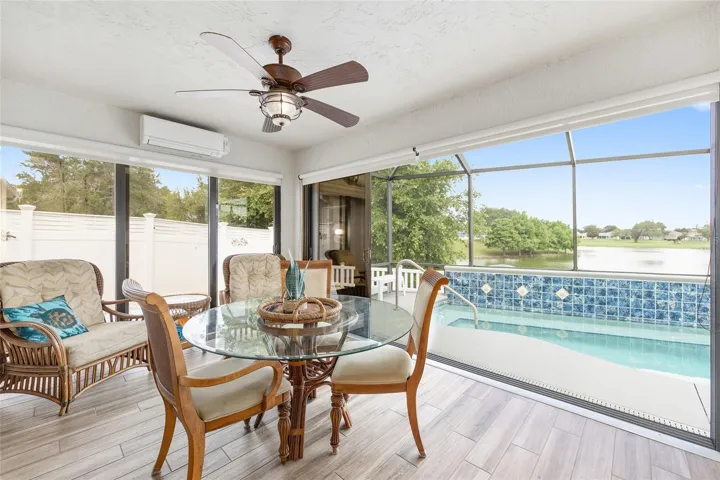 Climate Controlled Florida Room with Mini-Split System