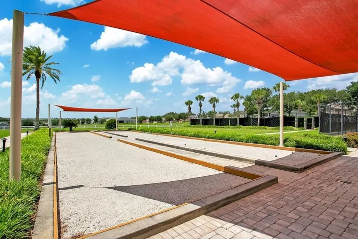 Bocce Ball Court at Magnolia House