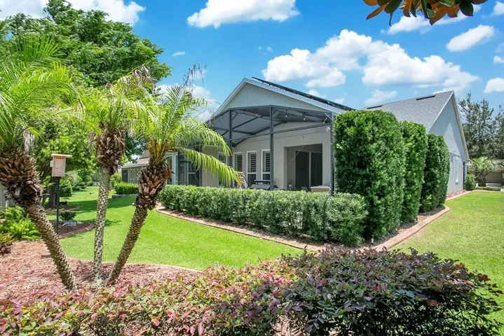 Other side of the rear of the house