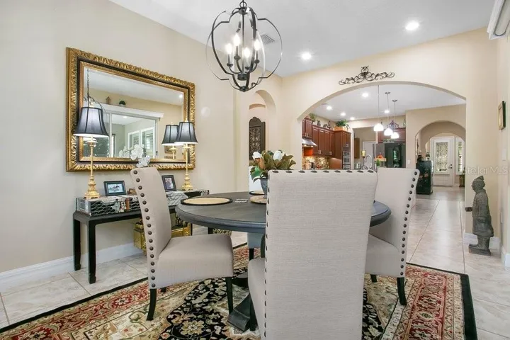 Dining room view looking back towards the kitchen