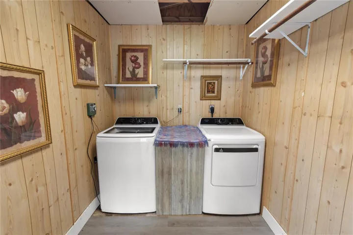 Laundry in Carport