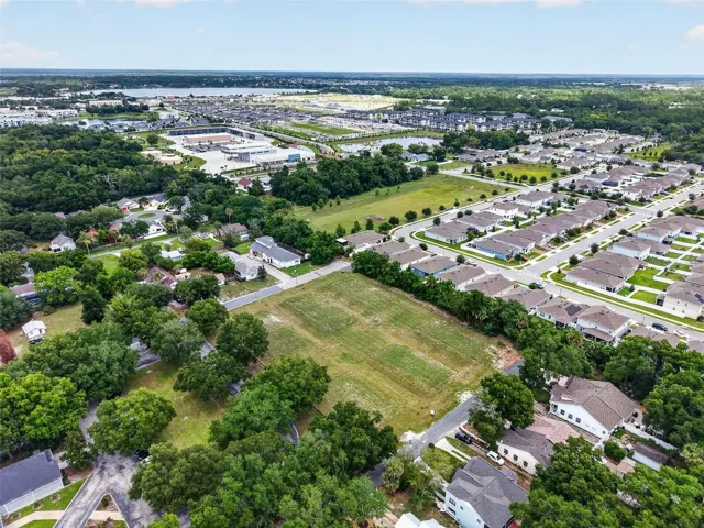 New Public Works building and other new development in background off HWY 441