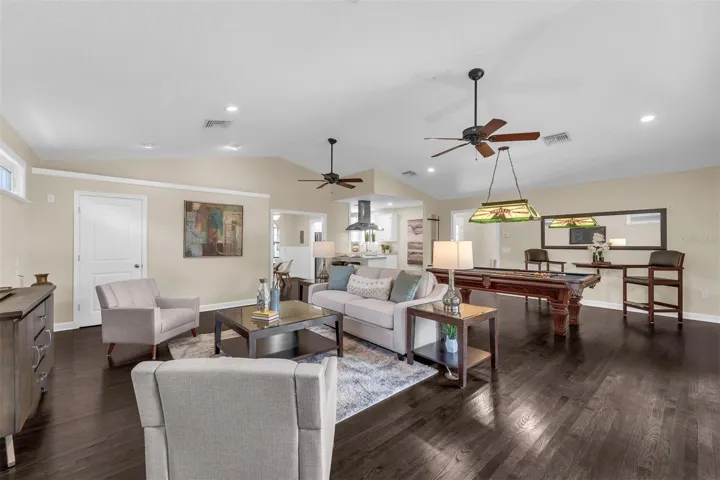 Plenty of room to entertain in this room.