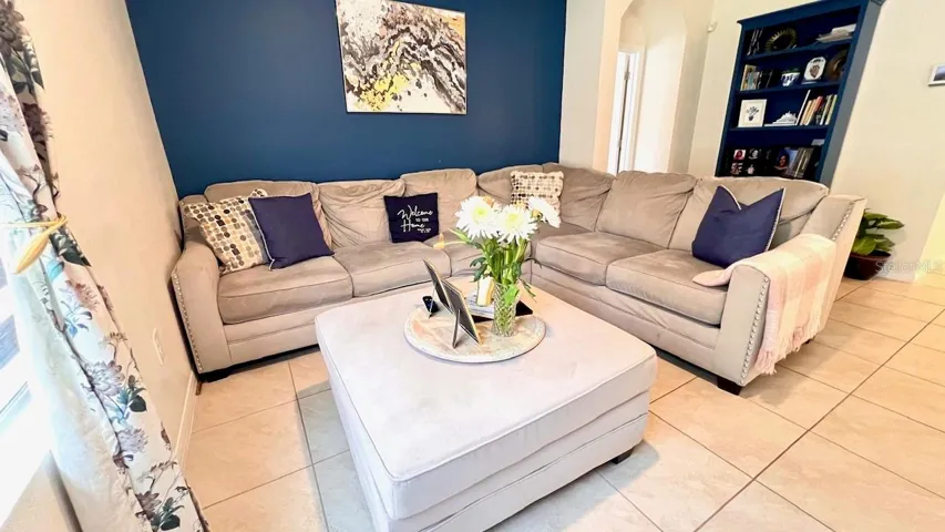 Living Room is Open Plan