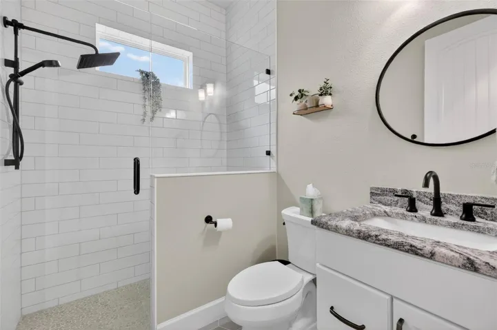 Guest Bathroom with walk-in shower