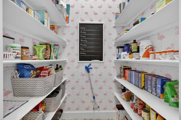 Oversized pantry with abundant storage