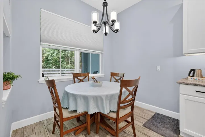 Breakfast Nook overlooking back yard